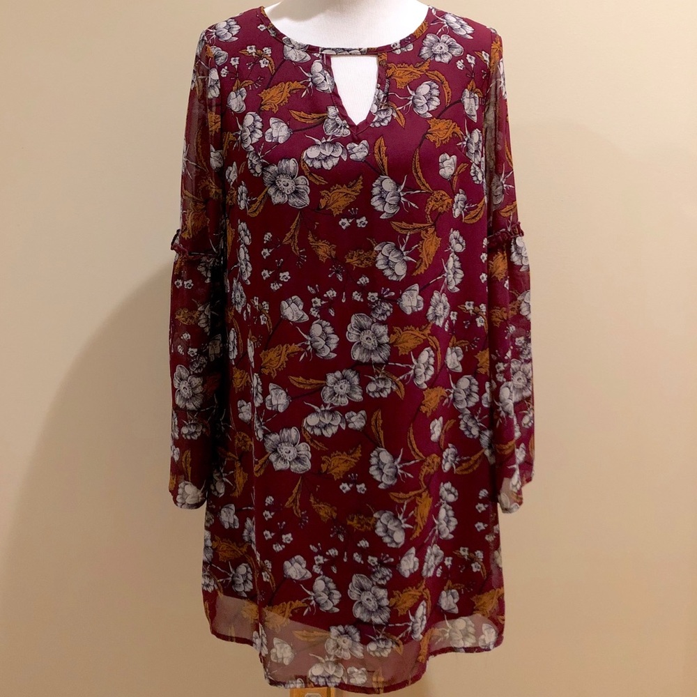 Xhilaration Sheer Shift Dress